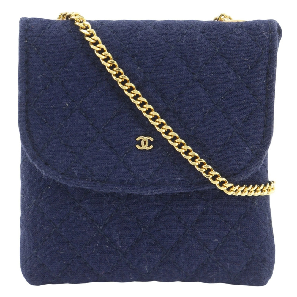 CHANEL Blue Pouch